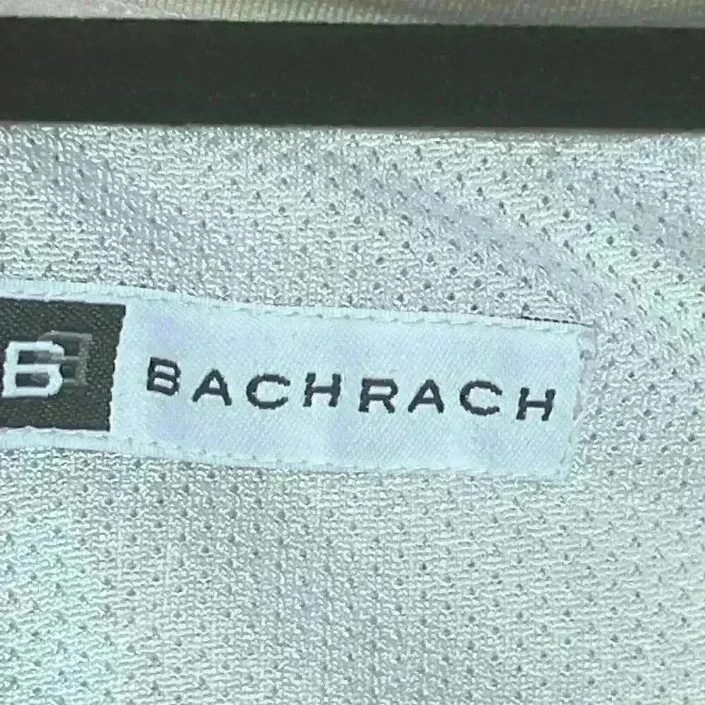 Bachrach, size L,‎ Polyester/cotton Qtr. zip pullover.